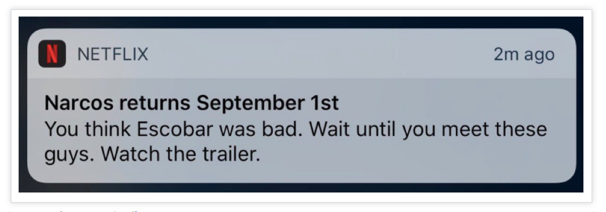 netflix push notification